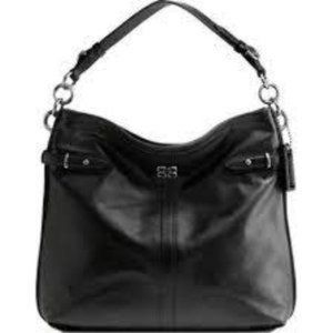 Coach | Black Leather Hobo Bag